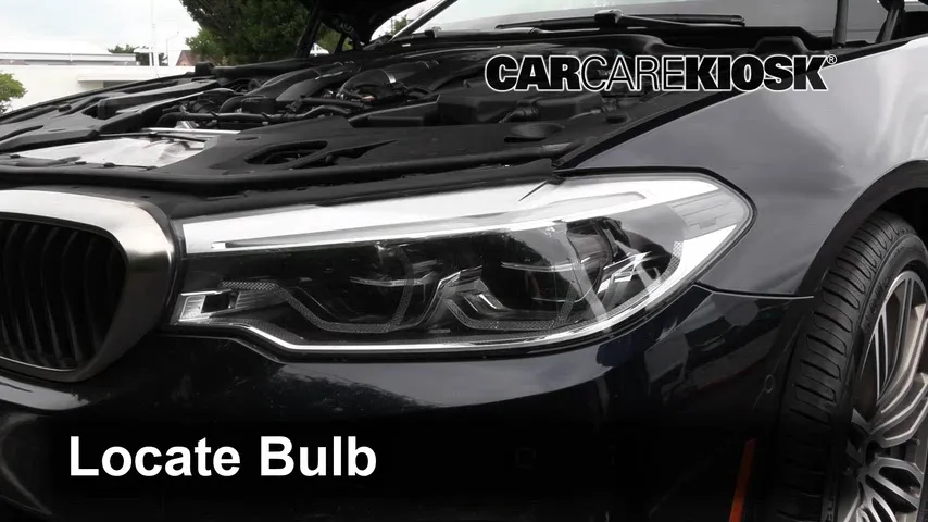 2018 BMW M550i xDrive 4.4L V8 Turbo Luces Luz de giro delantera (reemplazar foco)